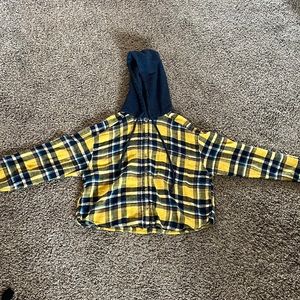 American Eagle button up flannel jacket brand new